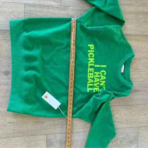 The Rally Club Unisex Archie Pickleball Crewneck Sweatshirt Green Medium $138 - Picture 3 of 7